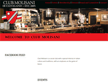 Tablet Screenshot of clubmolisani.com